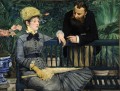 En el Conservatorio Estudio de Madame Jules Guillemet Realismo Impresionismo Edouard Manet